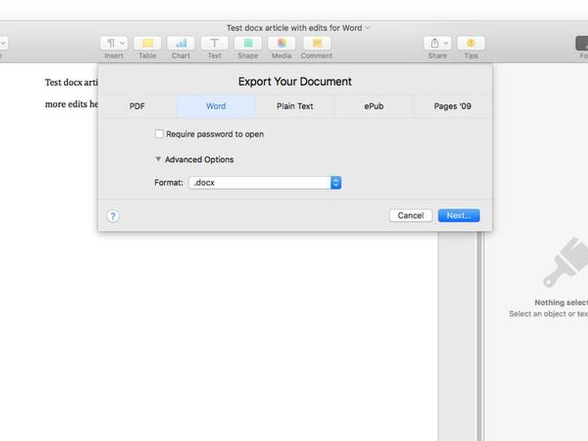 can microsoft word files open in word for mac
